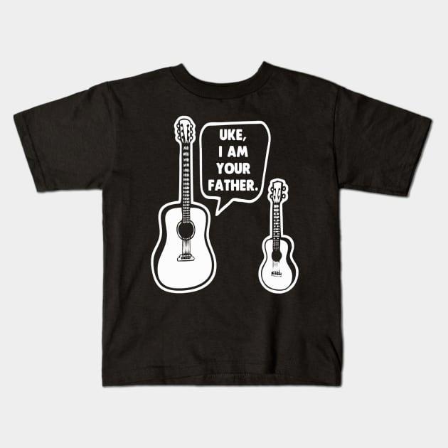 Uke, I Am Your Father Kids T-Shirt by hananfaour929